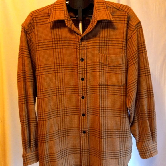 Polo Ralph Lauren Other - Polo Ralph Lauren Roughwear button down shirt, XXL, brown plaid, 100% Cashmere